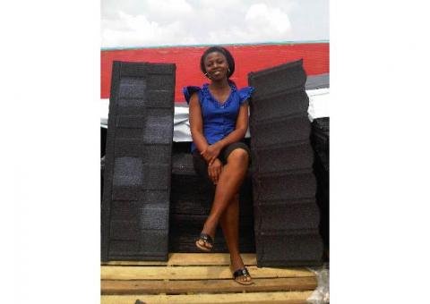 call miss kenechi gloria for the best coated roofing sheet on 08063909819