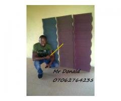 Docherich Nigeria Ltd Korea Stone coated roofing sheet, call 07062764235