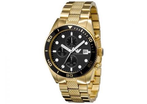 Emporio Armani Gold Chain For Man's