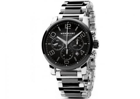 eMontblanc - TimeWalker - Chronograph Watch - Silver Stainless Steel 