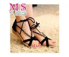 Ladies Open Toe Wedge Sandal (Unique Design)