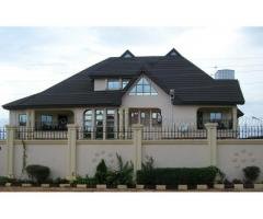 High quality stone coated step tile roofing system.