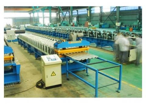 Long Span Aluminium Corrugated Roofing Sheet Roll Forming Machine