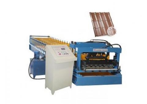 Aluminium Step Tiles Roofing Sheets Corrugation Machine 
