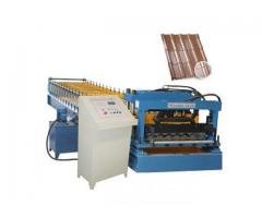 Aluminium Step Tiles Roofing Sheets Corrugation Machine 