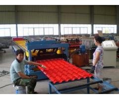 Step Tile Forming Machine 