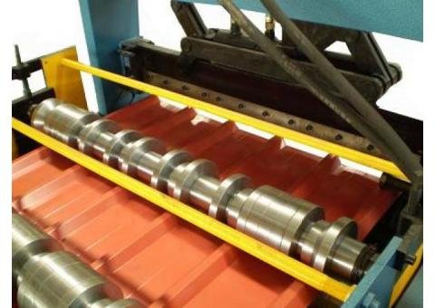 Aluminium Longspan Roof Sheet Corrugating Machine For Sale 