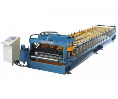 Aluminium Steptiles Roofing Sheet Cold Roll Forming Machine For Sale