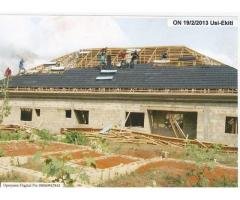 Original stone coated step tile roofing system with 50 years guarantee