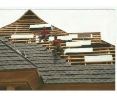 Original stone coated step tile roofing system.