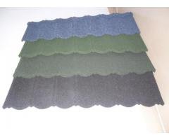 Original stone coated step tile roofing system.
