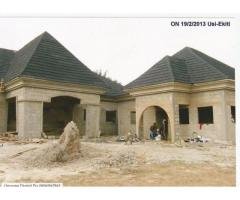 Original stone coated step tile roofing system.