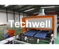 Color Stone Chip Coated Metal Tile Making Machine