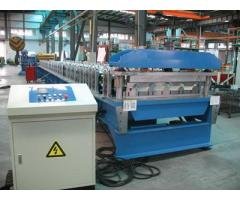 Regular Aluminium Long Span Roofing Sheet Cold Roll Forming Machine For Sale 