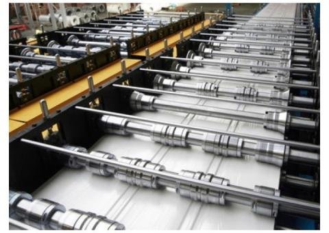 Aluminium Metral Roofing Sheet Roll Forming Machine For Sale