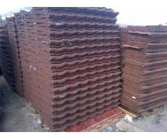 Original green back anti rust stone coated step tiles roofing sheets 
