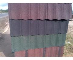 Original green back anti rust stone coated step tiles roofing sheets 