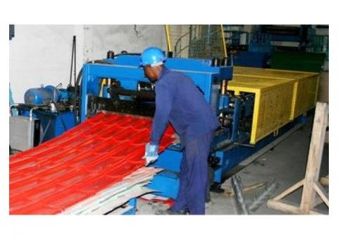 Aluminium Step Tile Roof Sheet Fabrication Machine