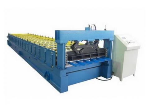 Trapezoidal Shape Aluminium Roofing Sheet Roll Forming Machine for Sale