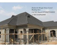Docherich shingle stone coated roofing sheet going for 2500, call mr donald 07062764235