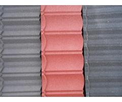 HIGH GRADE STONE COATED STEP TILES ROOFING SHEET BY DS ROOFING SYSTEM, S/KOREA