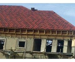 HIGH GRADE STONE COATED STEP TILES ROOFING SHEET BY DS ROOFING SYSTEM, S/KOREA