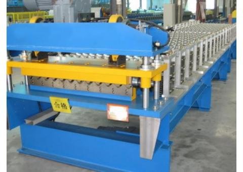 Galvanized Corrugated Iron Roof Clad Sheet Production Line For Sale