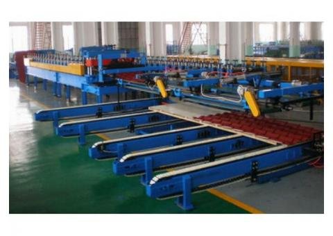 Step Tile Aluminium Roofing Sheet Production Line For Sale