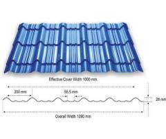 Alluminium Corrugating Machine For Steptiles Roofing Sheet