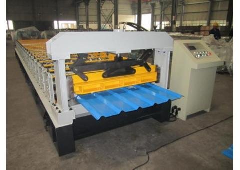 Wider Gutter Aluminium Roof Sheet Corrugating Machine For Sale