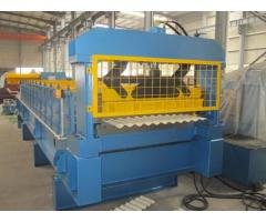 Corrugated Aluzink Roofing Sheet Roll Forming Machine For Sale