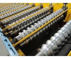 Corrugated Aluzink Roofing Sheet Roll Forming Machine For Sale