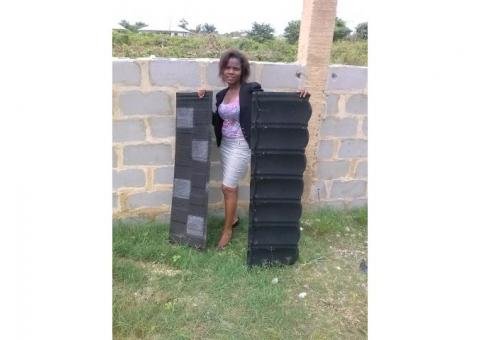 Call korede for original and quality shingle stone coated roofing sheet 07065516856