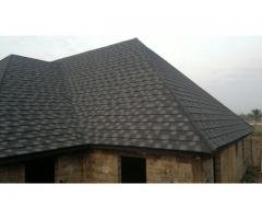 HIGH GRADE STONE COATED STEP TILES ROOFING SHEET BY DS ROOFING SYSTEM, S/KOREA