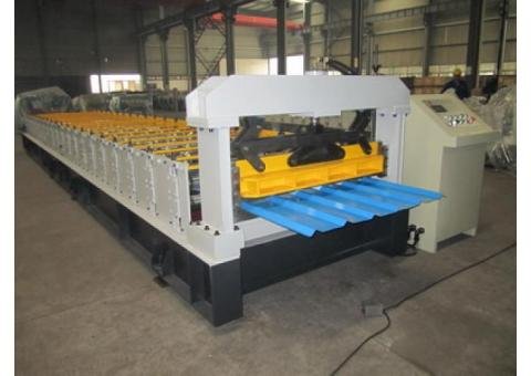 Corrugated Long Span Aluminium Roofing Sheet Rolling Machine For Sale