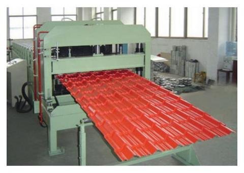 Step Tile Aluminium Roofing Sheet Rolling Machine For Sale