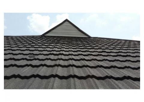 Stone coated roofing sheets nonfaded at reduce price