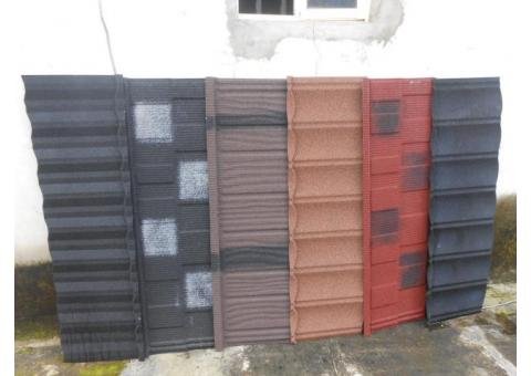 DEALER OF ORIGINAL GREEN BACK STONE COATED STEP TILES ROOFING SHEET 08085310359