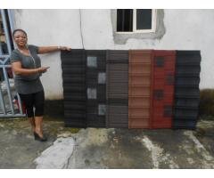 DEALER OF ORIGINAL GREEN BACK STONE COATED STEP TILES ROOFING SHEET 08085310359