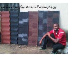 Call Docherich quality suppliers of stone coated roofing sheet07062764235