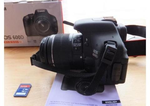 Canon EOS 600D Digital SLR Camera