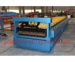 Aluminium long span roofing sheet roll forming machine