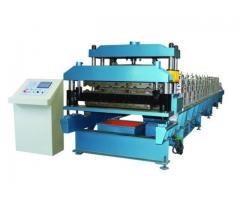 Double deck roll forming machine