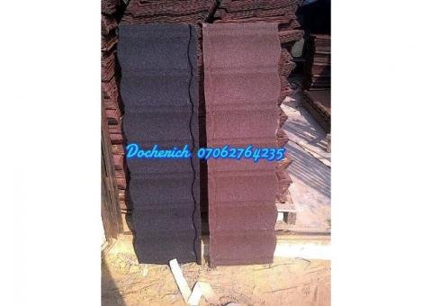 stone coated roofing sheet call 07062764235/08144262260