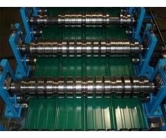 Corrugated Aluminum Longspan Roofing Sheets Roll Corrugation Machine For Sale