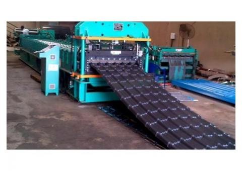Steptiles Roofing Sheets Roll Corrugation Machine For Sale
