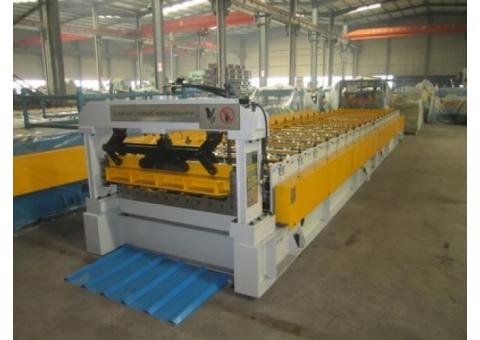 Box Profile Aluminium Roof Sheets Corrugating Machine For Sale