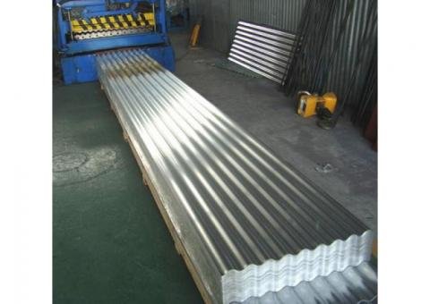 Corrugated Aluminium Zinc Roof Sheets Roll Forming Machine For Sale