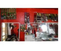 Fully loaded unisex hair salon for sale, call 07065516856