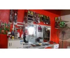 Fully loaded unisex hair salon for sale, call 07065516856